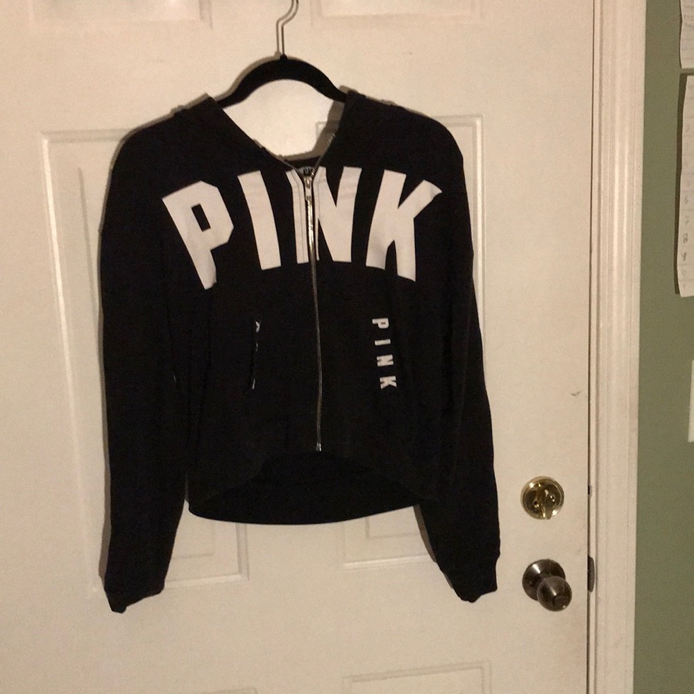 Zip up sweat shirt